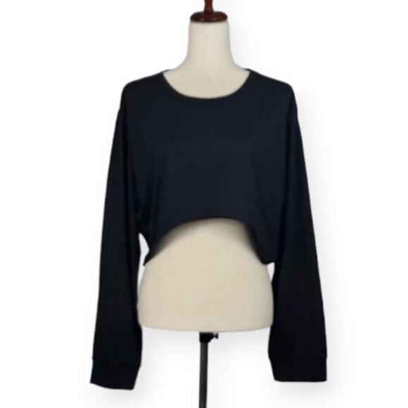 Plaid Cami Bodycon Dress with Solid Long Sleeve Crop Tee Women's Size 14 NWOT - Picture 5 of 15